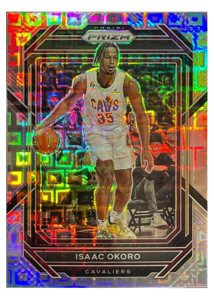 2022-23 Panini Prizm Base Set Isaac Okoro #78 card