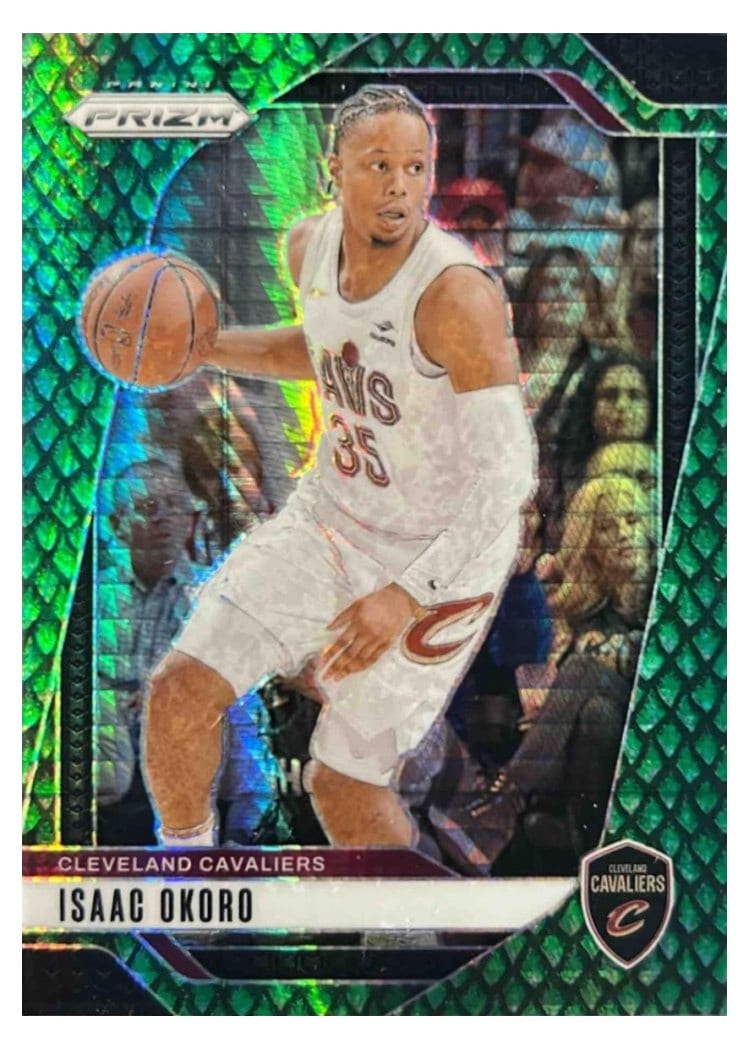 2024-25 Panini Prizm Base Set Isaac Okoro #163 card