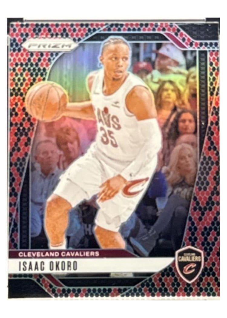 2024-25 Panini Prizm Base Set Isaac Okoro #163 card