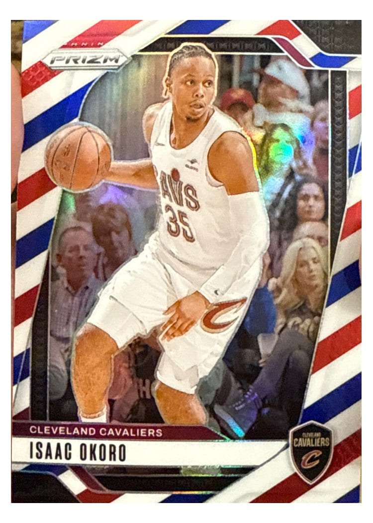 2024-25 Panini Prizm Base Set Isaac Okoro #163 card