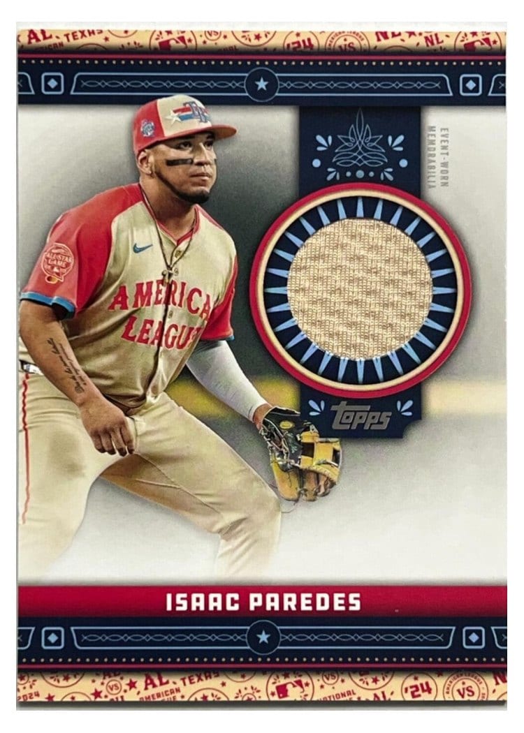 2024 Topps Update All-Star Stitches Relics Isaac Paredes #ASR-IP card