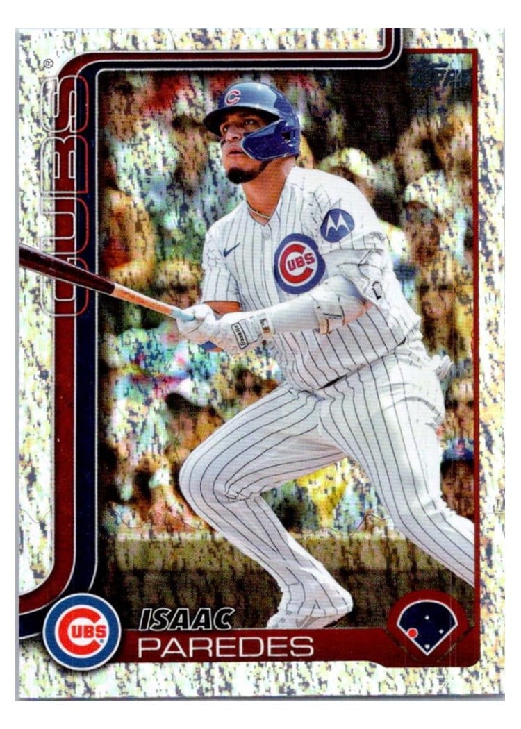 2025 Topps Base Set Isaac Paredes Holo Foil #138 card