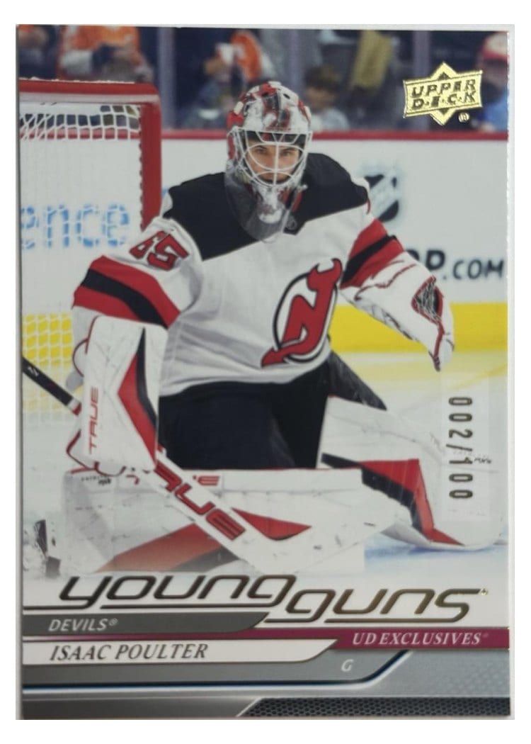 2024-25 Upper Deck Base Set Isaac Poulter #494 card