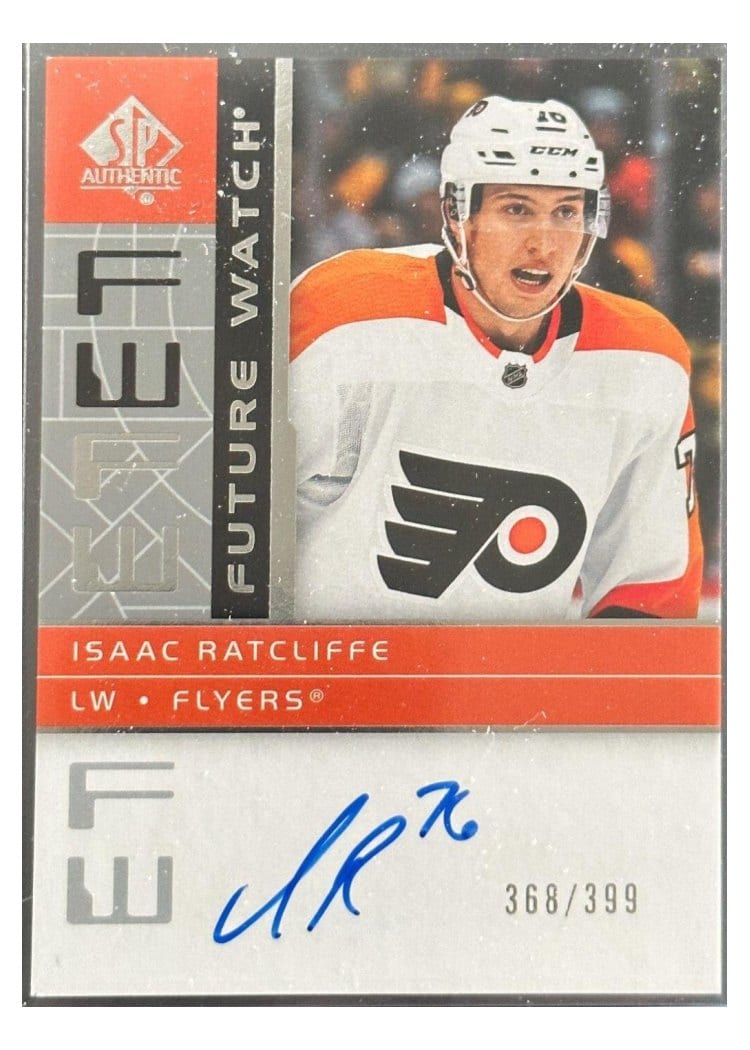 2022-23 SP Authentic 2002-03 Retro - Autographed Future Watch Isaac Ratcliffe #RFWA2-IR card