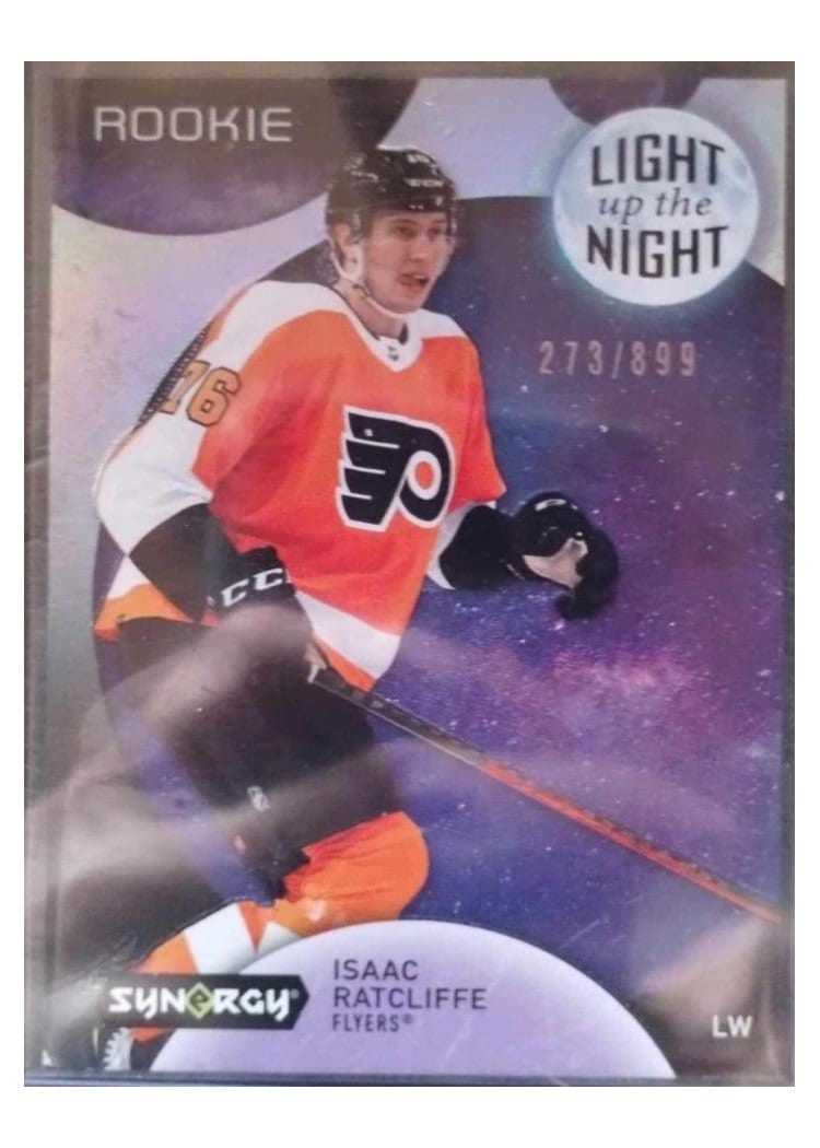 2022-23 Upper Deck Synergy Light Up The Night Rookies Isaac Ratcliffe #LNR-IR card