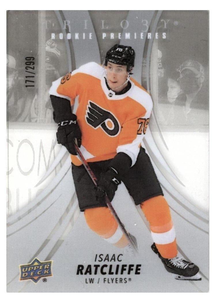 2022-23 Upper Deck Trilogy Rookie Premier Isaac Ratcliffe #RP-IR card