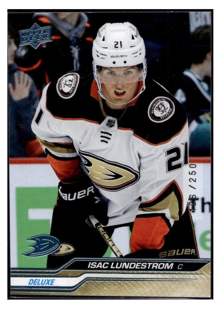 2023-24 Upper Deck Base Set Isac Lundestrom #4 card