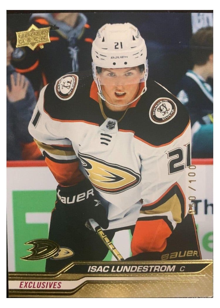 2023-24 Upper Deck Base Set Isac Lundestrom #4 card