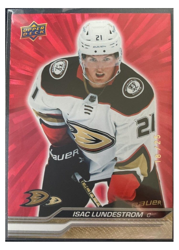 2023-24 Upper Deck Base Set Isac Lundestrom #4 card