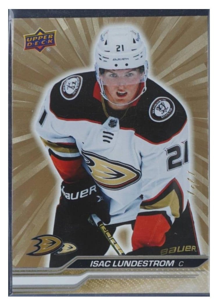 2023-24 Upper Deck Base Set Isac Lundestrom #4 card