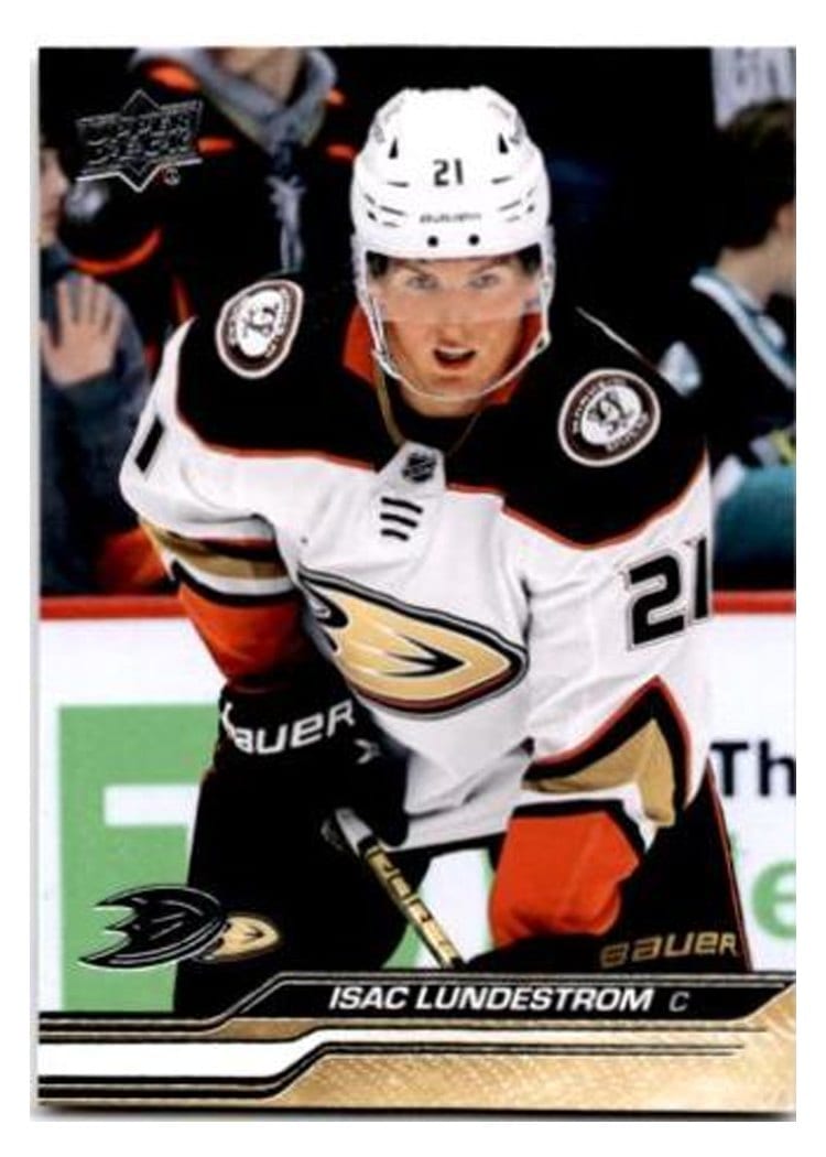 2023-24 Upper Deck Base Set Isac Lundestrom #4 card