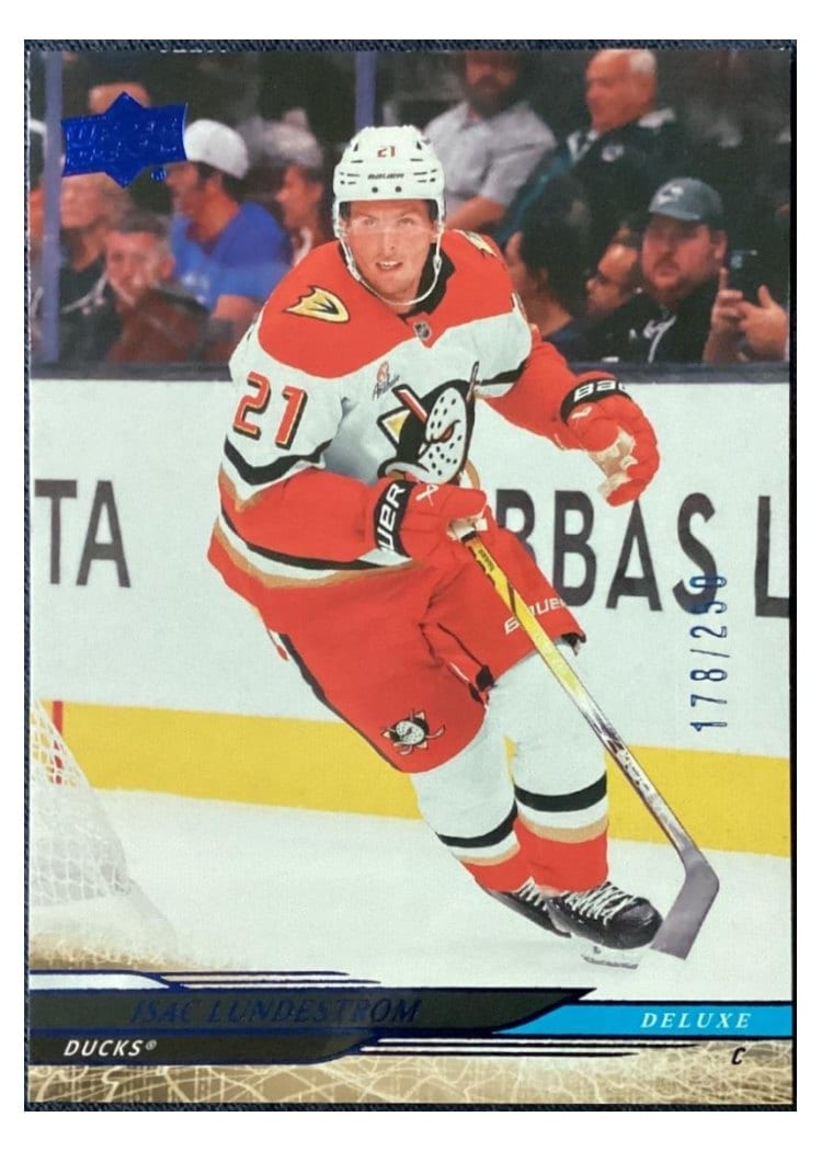 2024-25 Upper Deck Base Set Isac Lundestrom #502 card