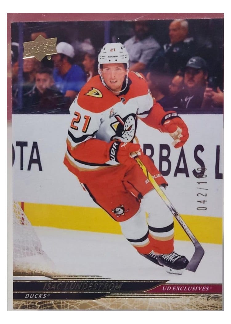 2024-25 Upper Deck Base Set Isac Lundestrom #502 card