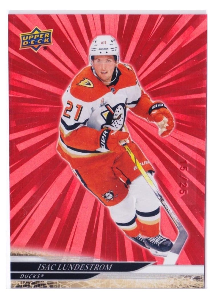 2024-25 Upper Deck Base Set Isac Lundestrom #502 card
