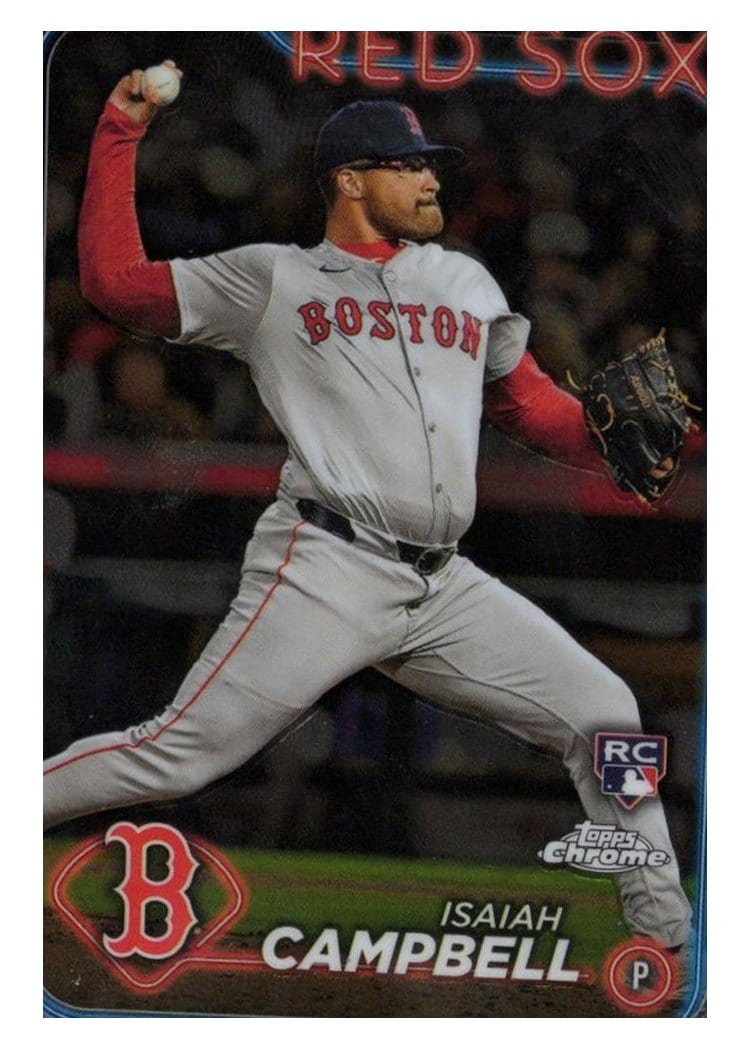 2024 Topps Chrome Base Set Isaiah Campbell #76 card