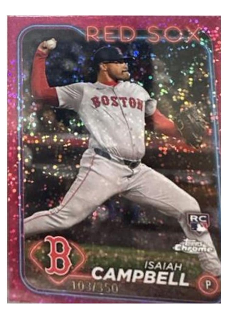 2024 Topps Chrome Base Set Isaiah Campbell #76 card