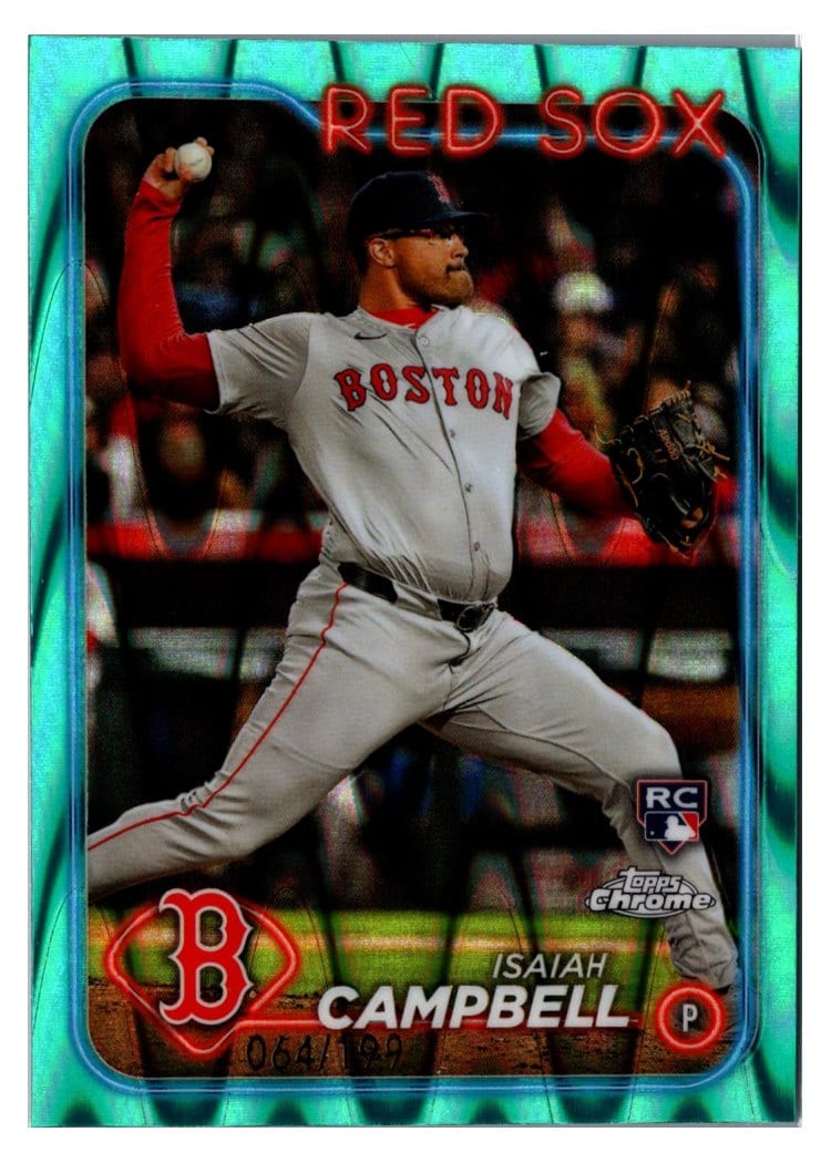 2024 Topps Chrome Base Set Isaiah Campbell #76 card