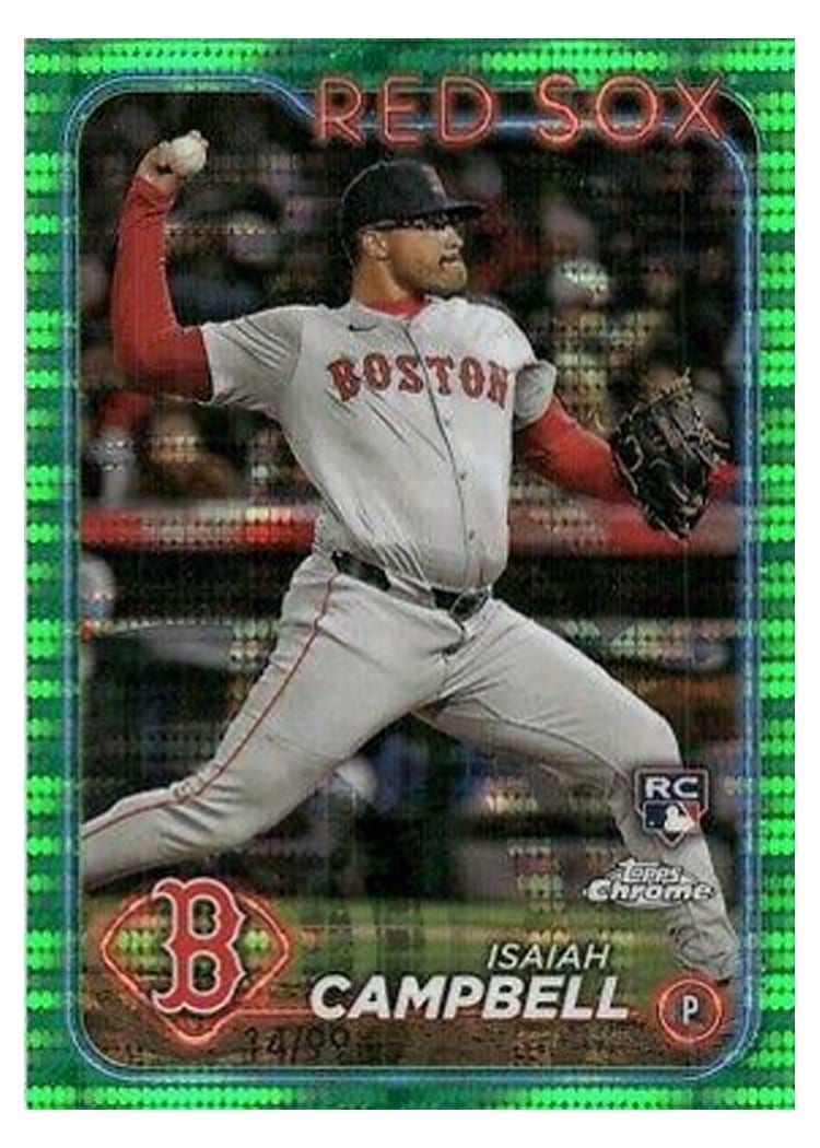 2024 Topps Chrome Base Set Isaiah Campbell #76 card