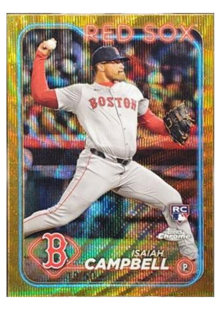 2024 Topps Chrome Base Set Isaiah Campbell #76 card