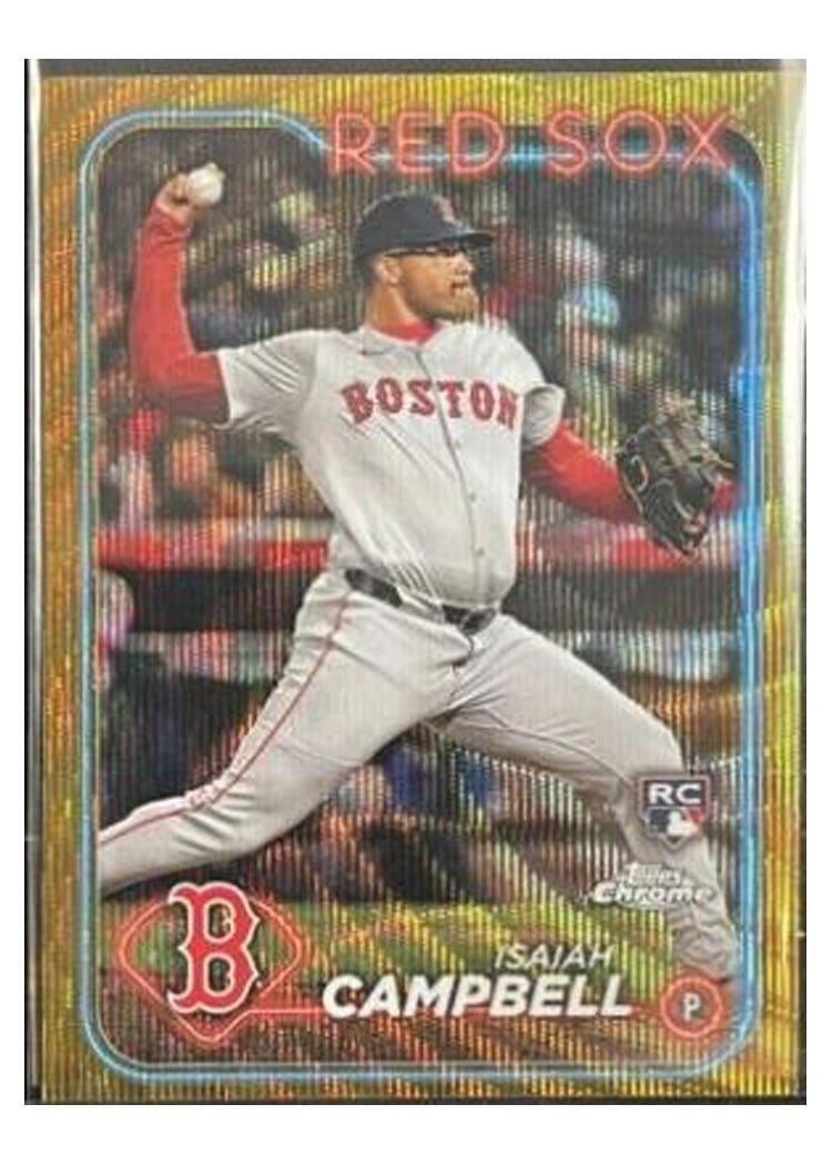 2024 Topps Chrome Base Set Isaiah Campbell #76 card