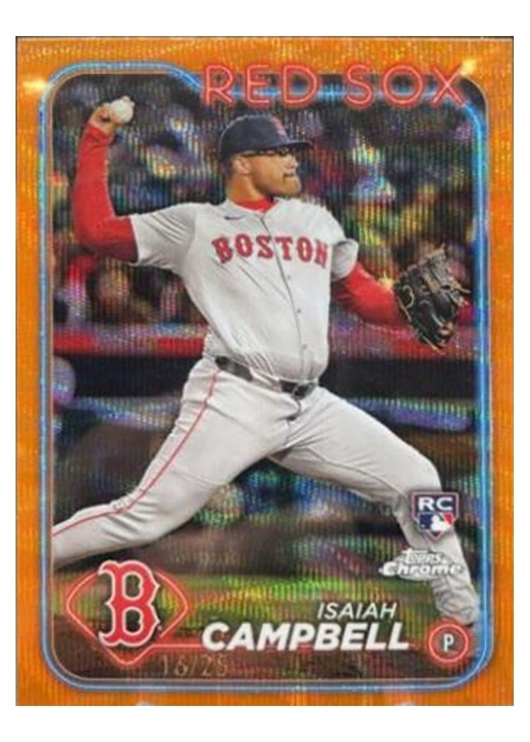 2024 Topps Chrome Base Set Isaiah Campbell #76 card