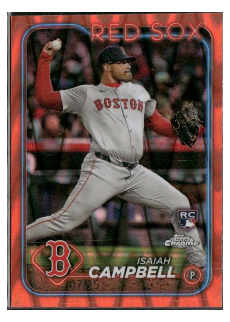 2024 Topps Chrome Base Set Isaiah Campbell #76 card