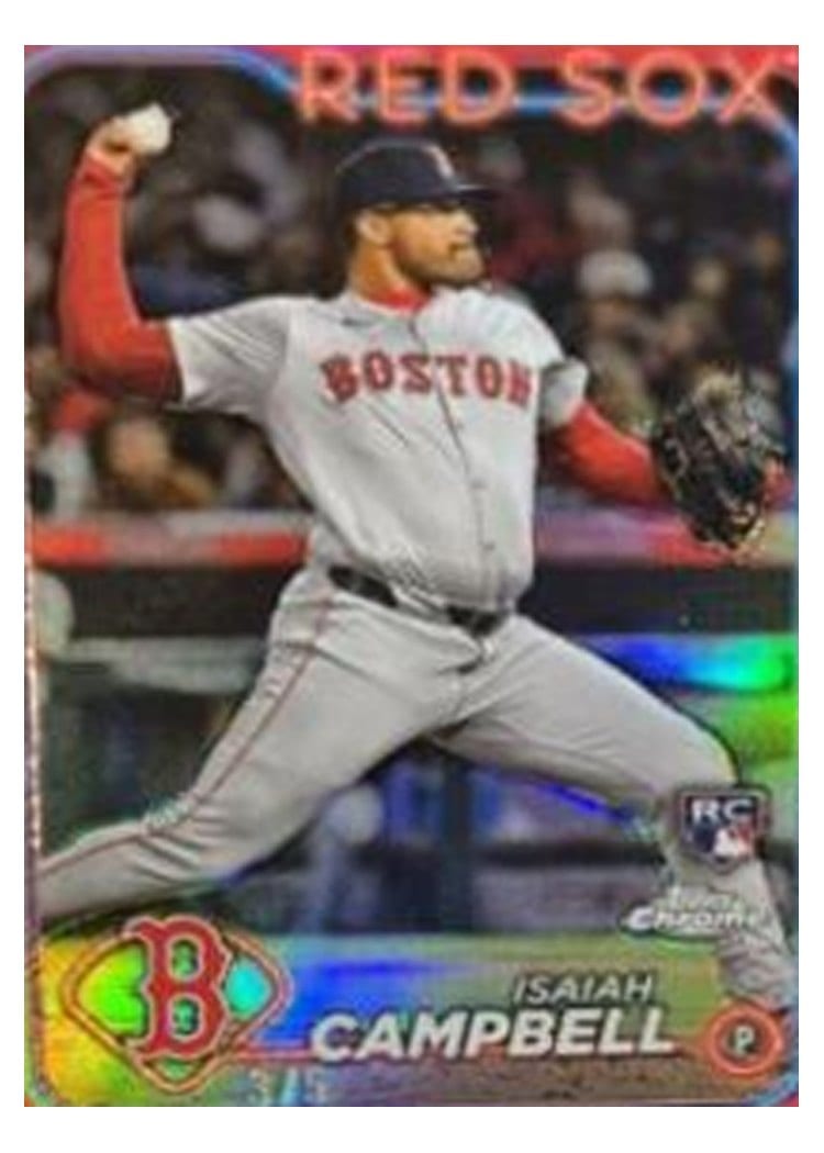 2024 Topps Chrome Base Set Isaiah Campbell #76 card