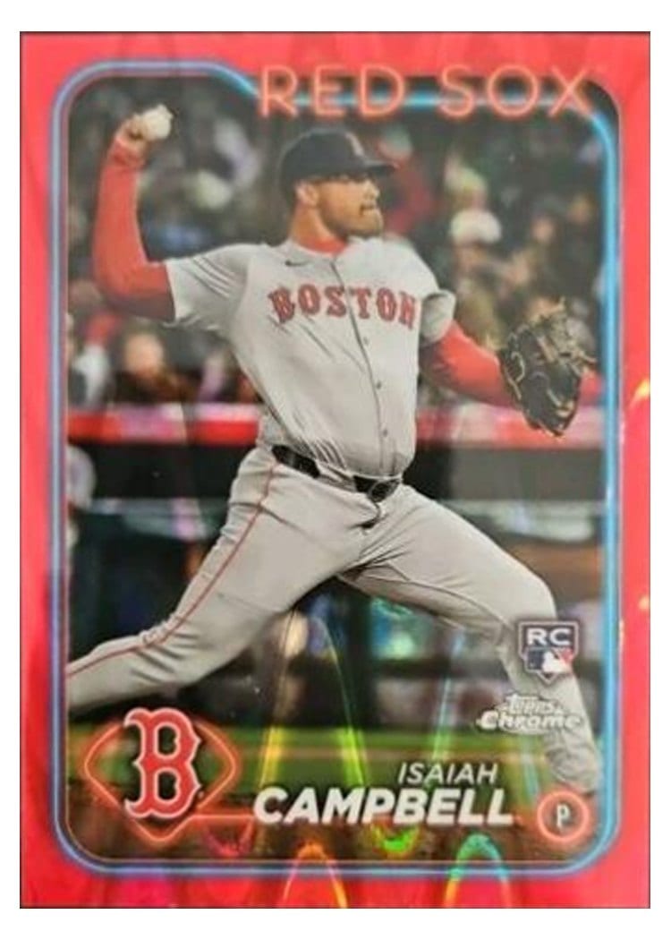 2024 Topps Chrome Base Set Isaiah Campbell #76 card