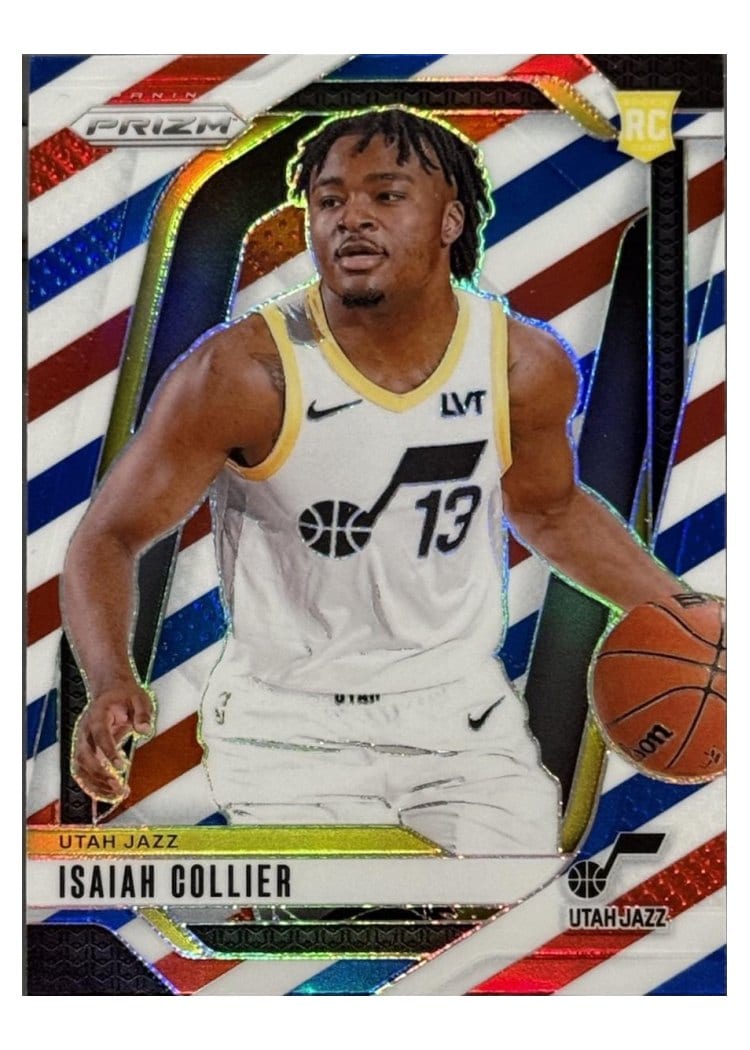 2024-25 Panini Prizm Base Set Isaiah Collier #227 card