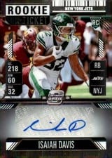 2024 Panini Contenders Optic Rookie Ticket Autographs Isaiah Davis #163 card