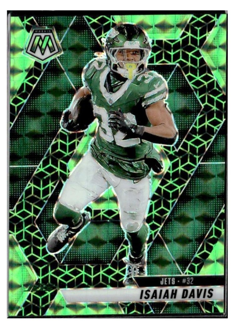 2025 Panini Mosaic Base Set Isaiah Davis Green Spectris #59