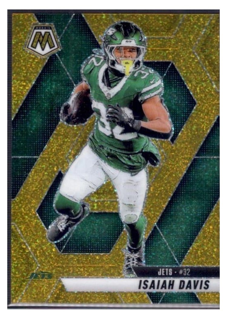 2025 Panini Mosaic Base Set Isaiah Davis Gold Glitter #59