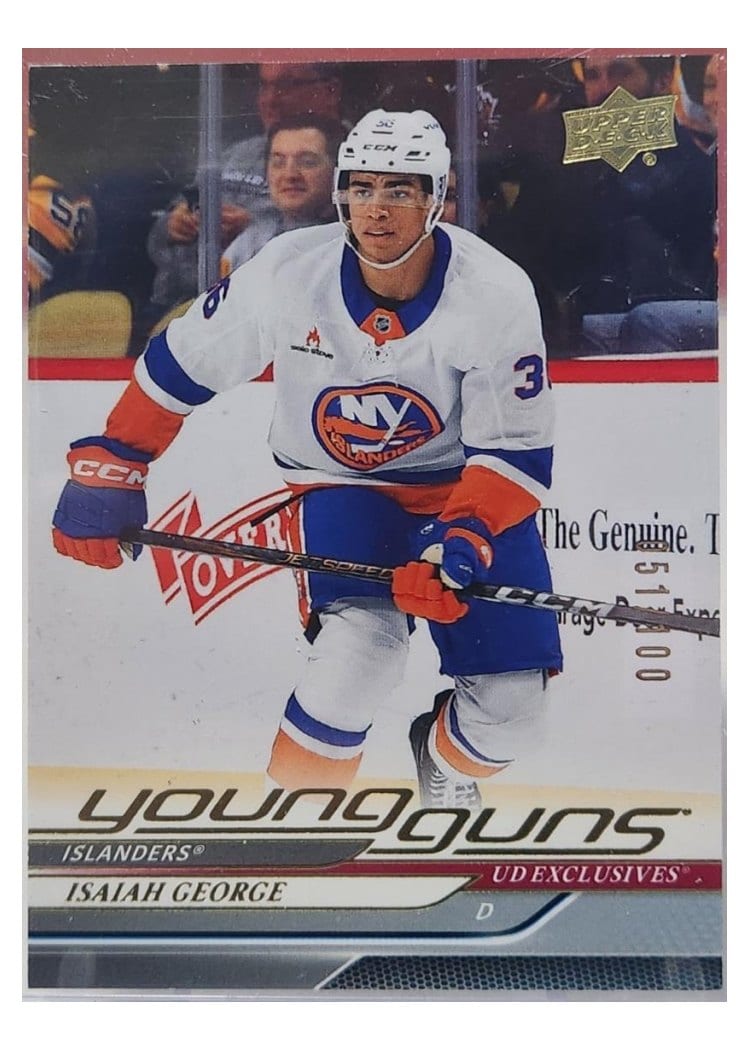 2024-25 Upper Deck Base Set Isaiah George #711 card