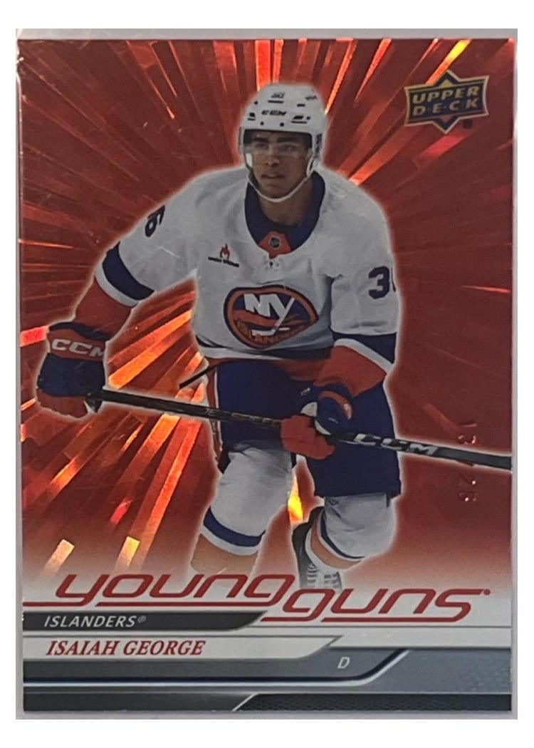 2024-25 Upper Deck Base Set Isaiah George #711 card