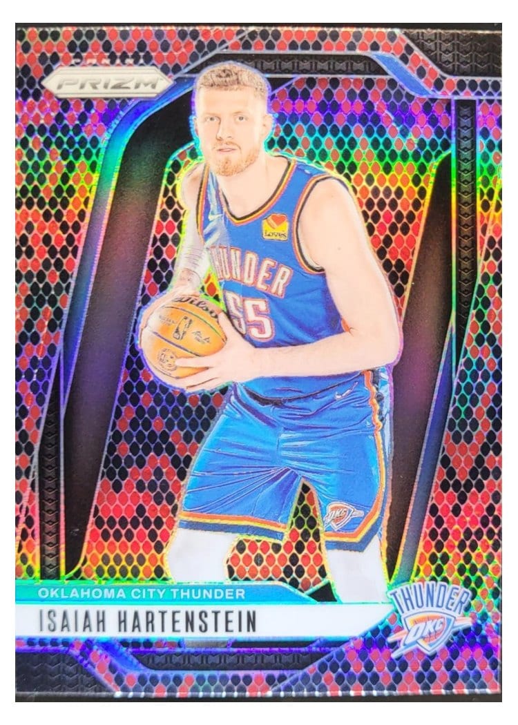 2024-25 Panini Prizm Base Set Isaiah Hartenstein Snakeskin #154