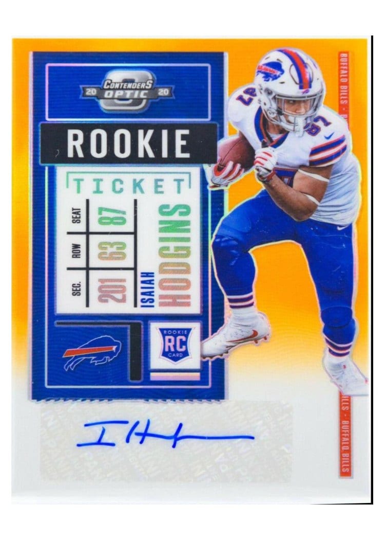 2020 Panini Contenders Optic Base Set Isaiah Hodgins #193 card