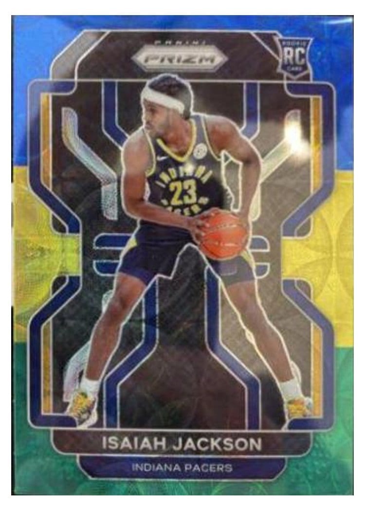 2021-22 Panini Prizm Base Set Isaiah Jackson #309 card