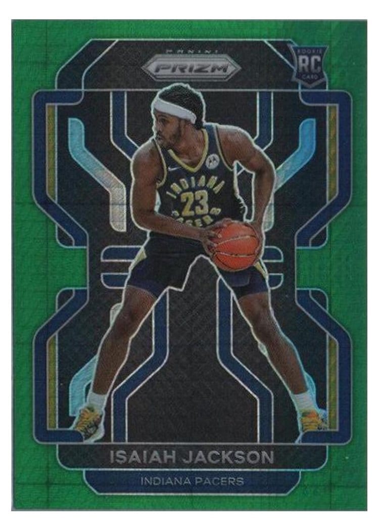 2021-22 Panini Prizm Base Set Isaiah Jackson #309 card