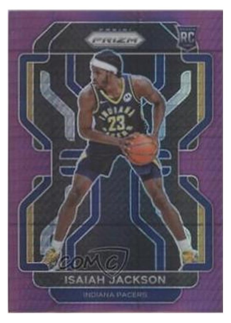 2021-22 Panini Prizm Base Set Isaiah Jackson #309 card