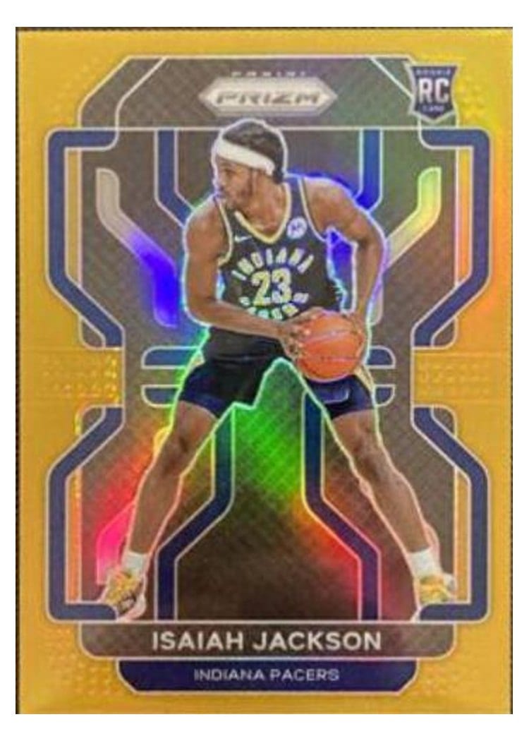 2021-22 Panini Prizm Base Set Isaiah Jackson #309 card