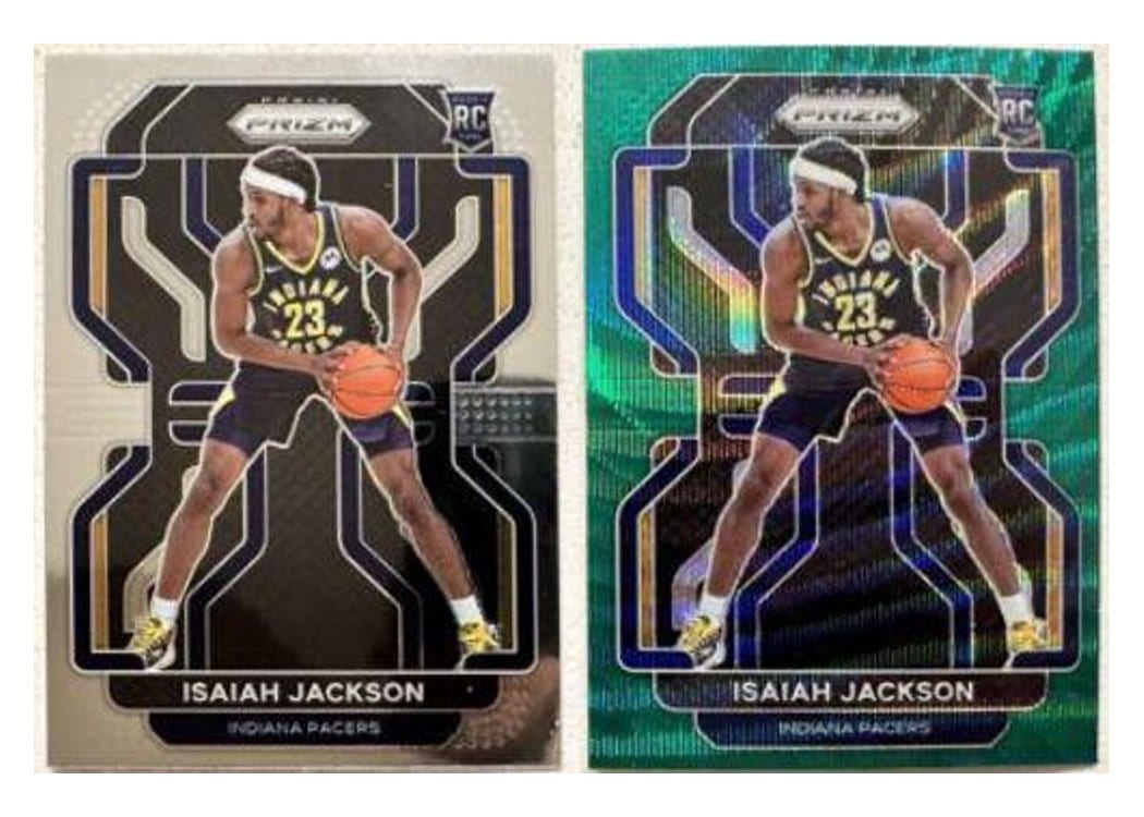 2021-22 Panini Prizm Base Set Isaiah Jackson #309 card