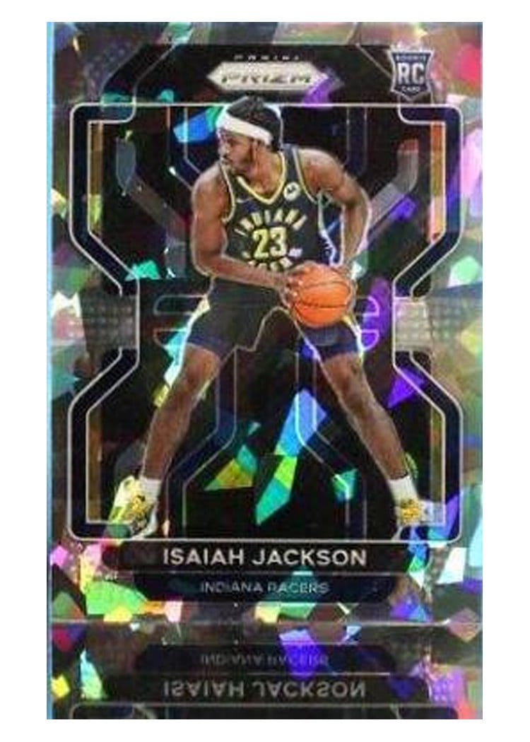 2021-22 Panini Prizm Base Set Isaiah Jackson Ice Prizm #309 card