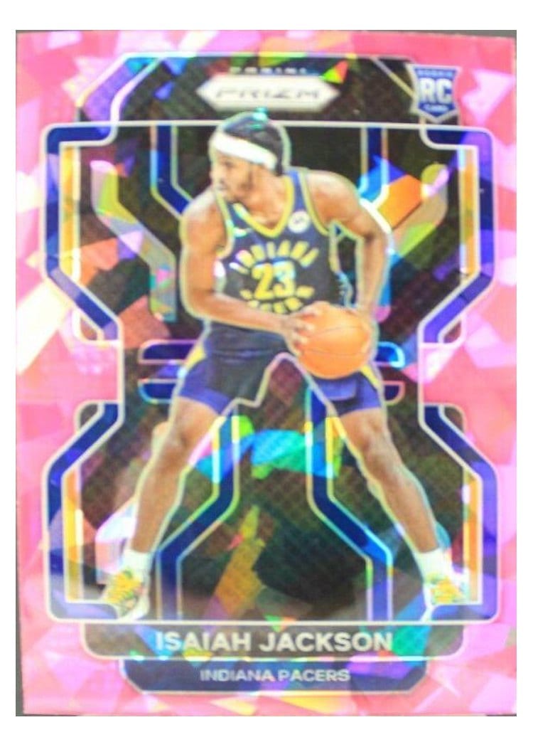 2021-22 Panini Prizm Base Set Isaiah Jackson #309 card