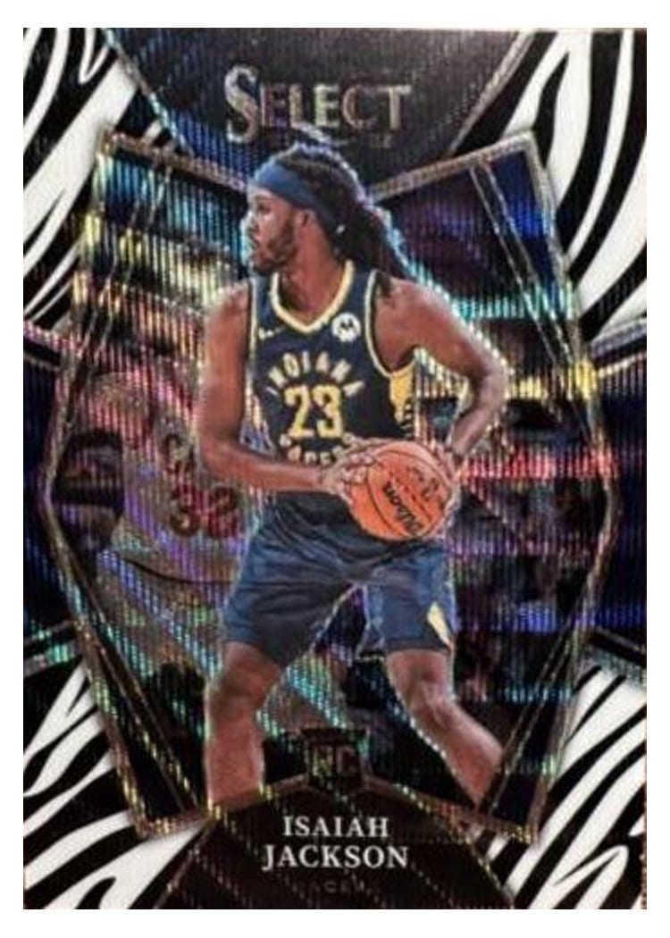 2021-22 Panini Select Base Set Isaiah Jackson #150 card