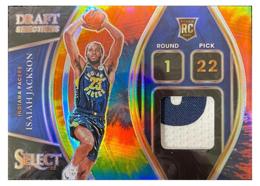 2021-22 Panini Select Base Set Isaiah Jackson #55 card