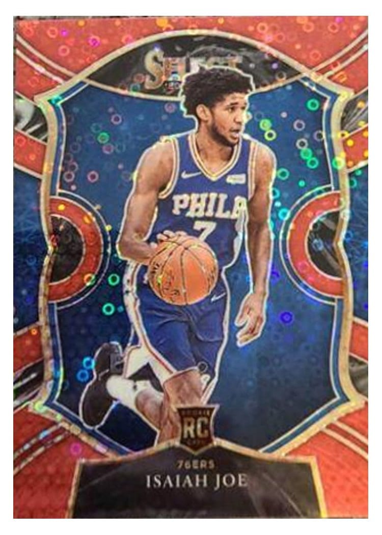 2020-21 Panini Select Base Set Isaiah Joe Red Disco Prizm #99 card