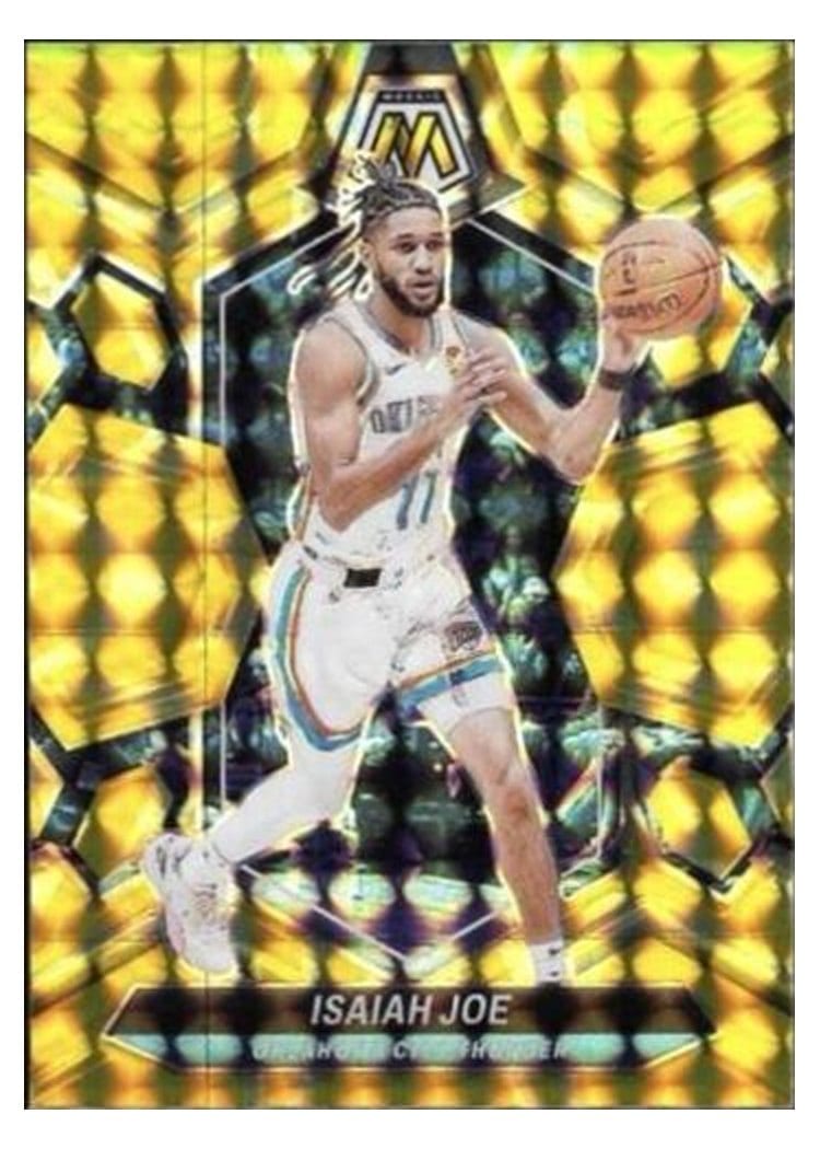 2023-24 Panini Mosaic Base Set Isaiah Joe Reactive Yellow #86 card