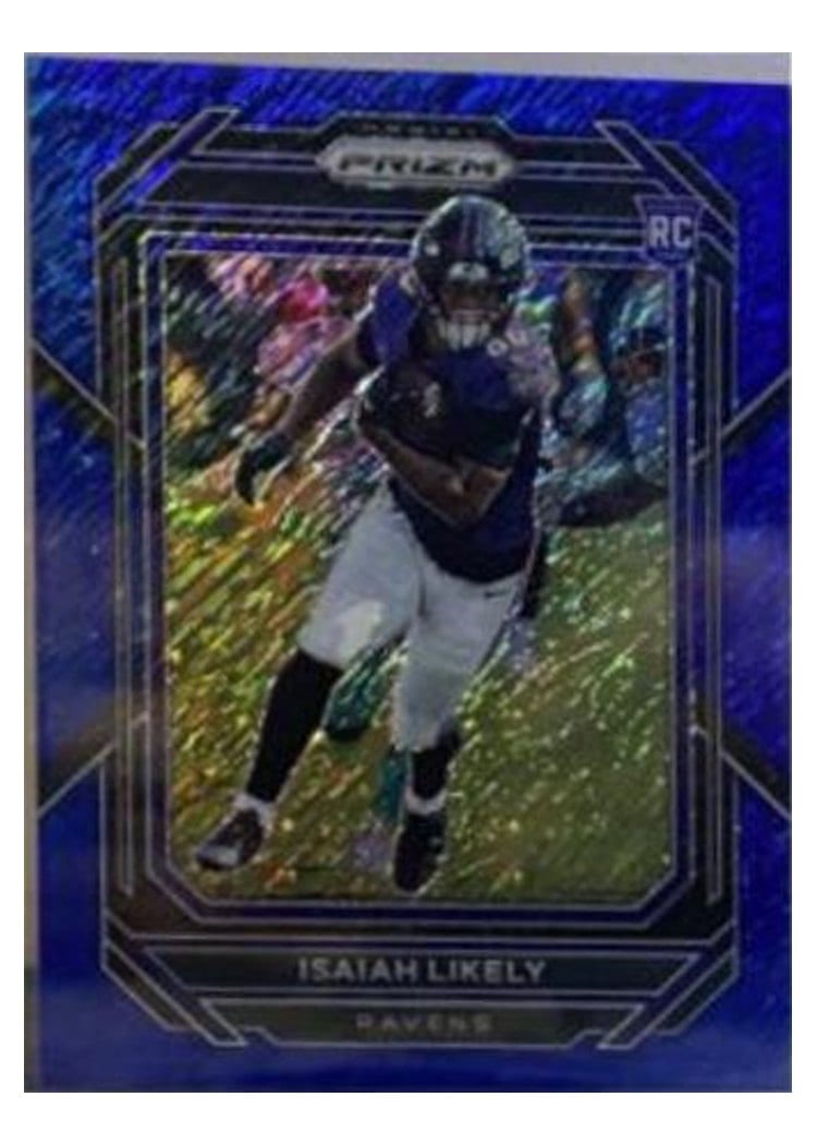 2022 Panini Prizm Base Set Isaiah Likely Blue Shimmer #363 card