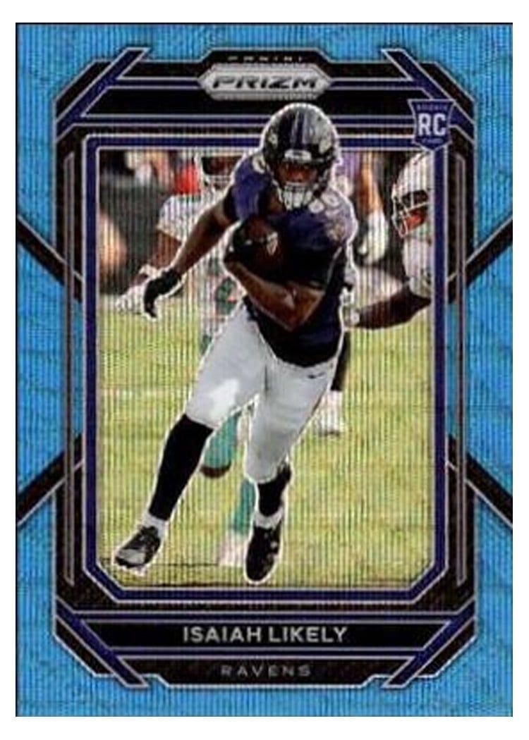 2022 Panini Prizm Base Set Isaiah Likely Blue Wave #363 card