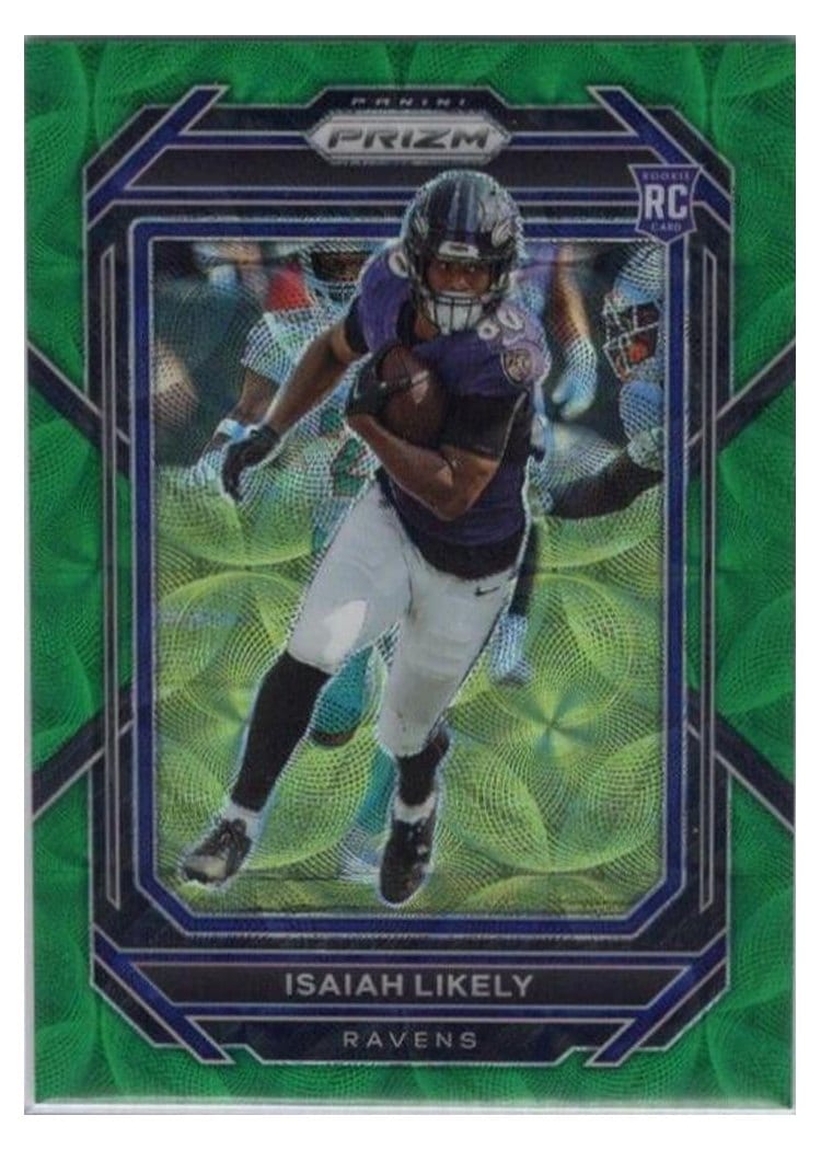 2022 Panini Prizm Base Set Isaiah Likely #363 card
